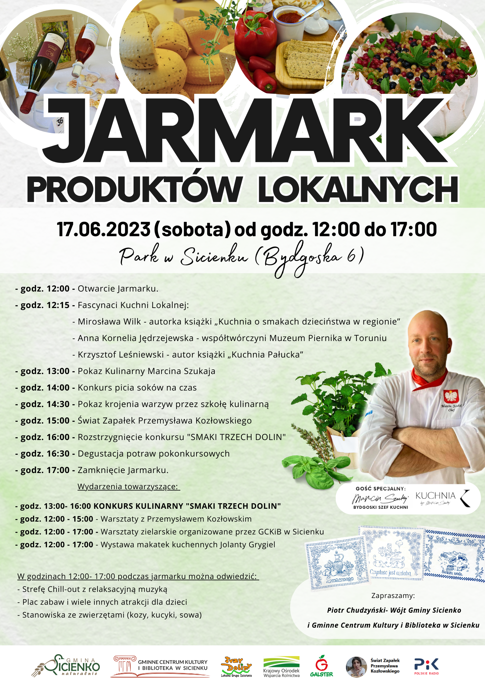 Plakat - Jarmark Produktów Lokalnych w Sicienku