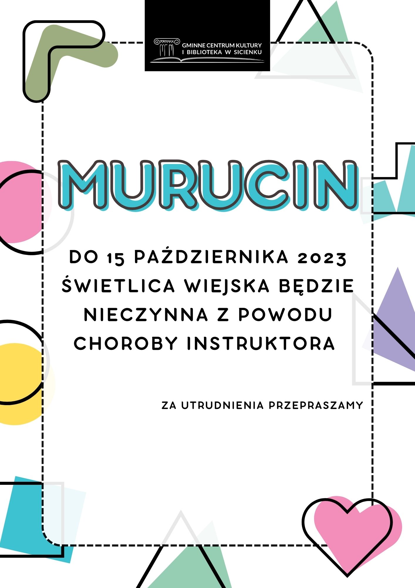 Plan pracy - październik 2023 Murucin