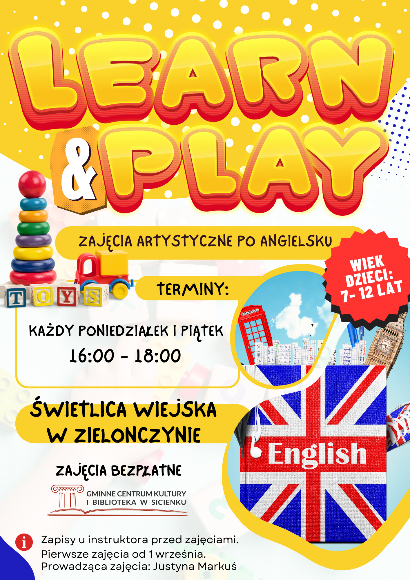 Plakat - Learn and play