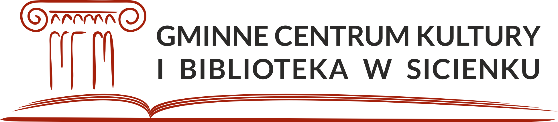 Logo Gminnego Centrum Kultury i Biblioteki w Sicienku