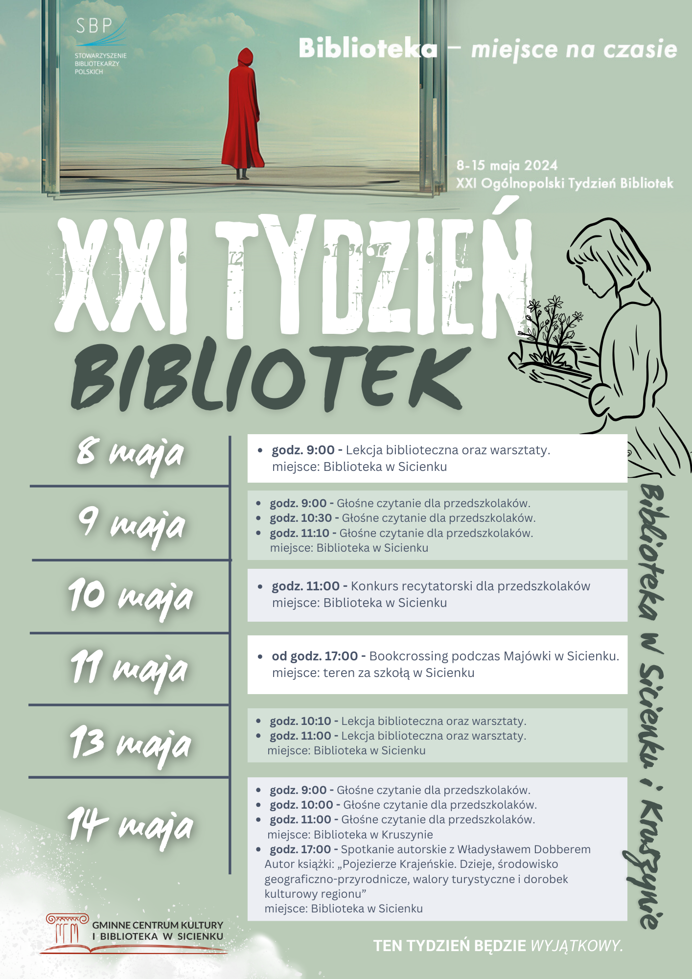 Plakat - Tydzień Bibliotek