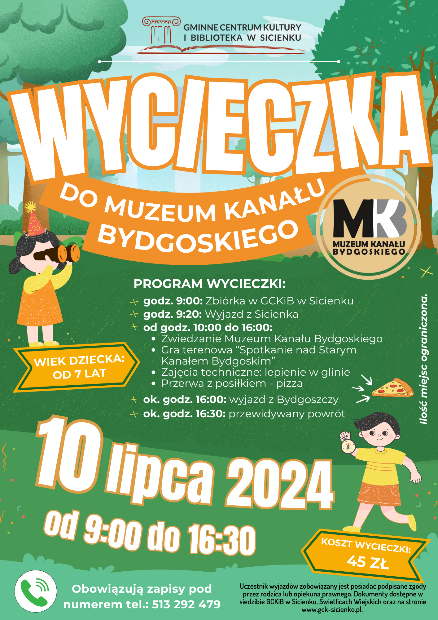 Plakat - Wycieczka do muzeum