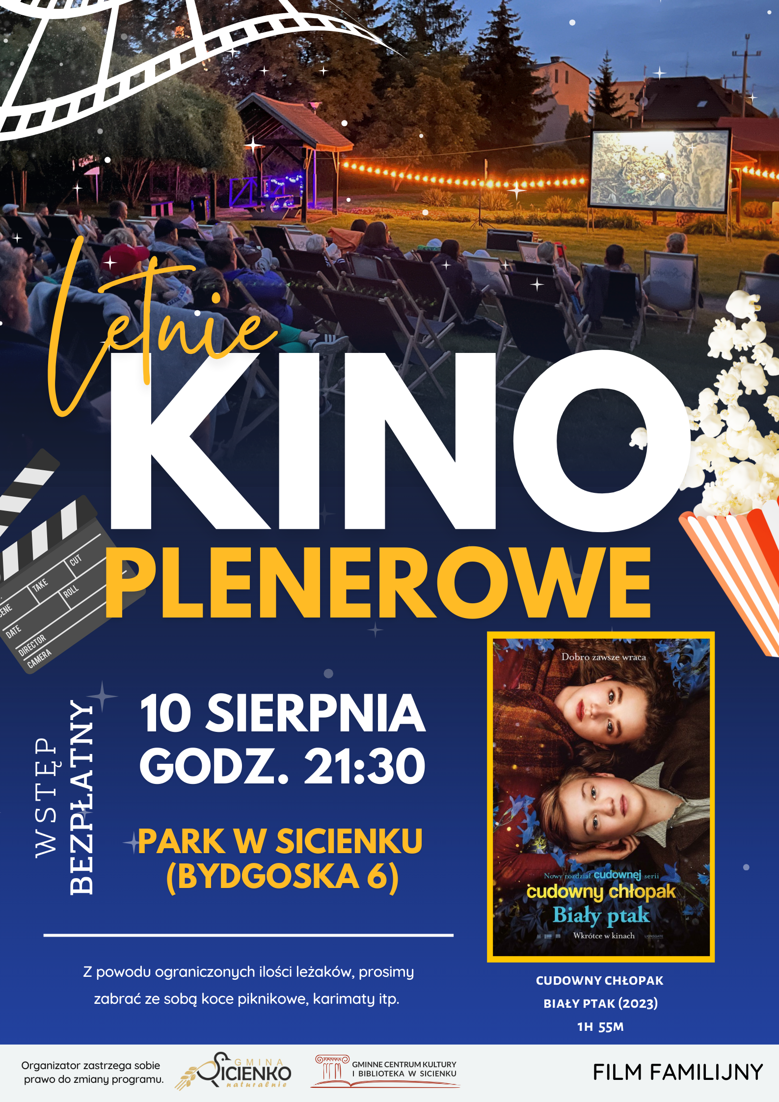 Plakat - Letnie kino plenerowe