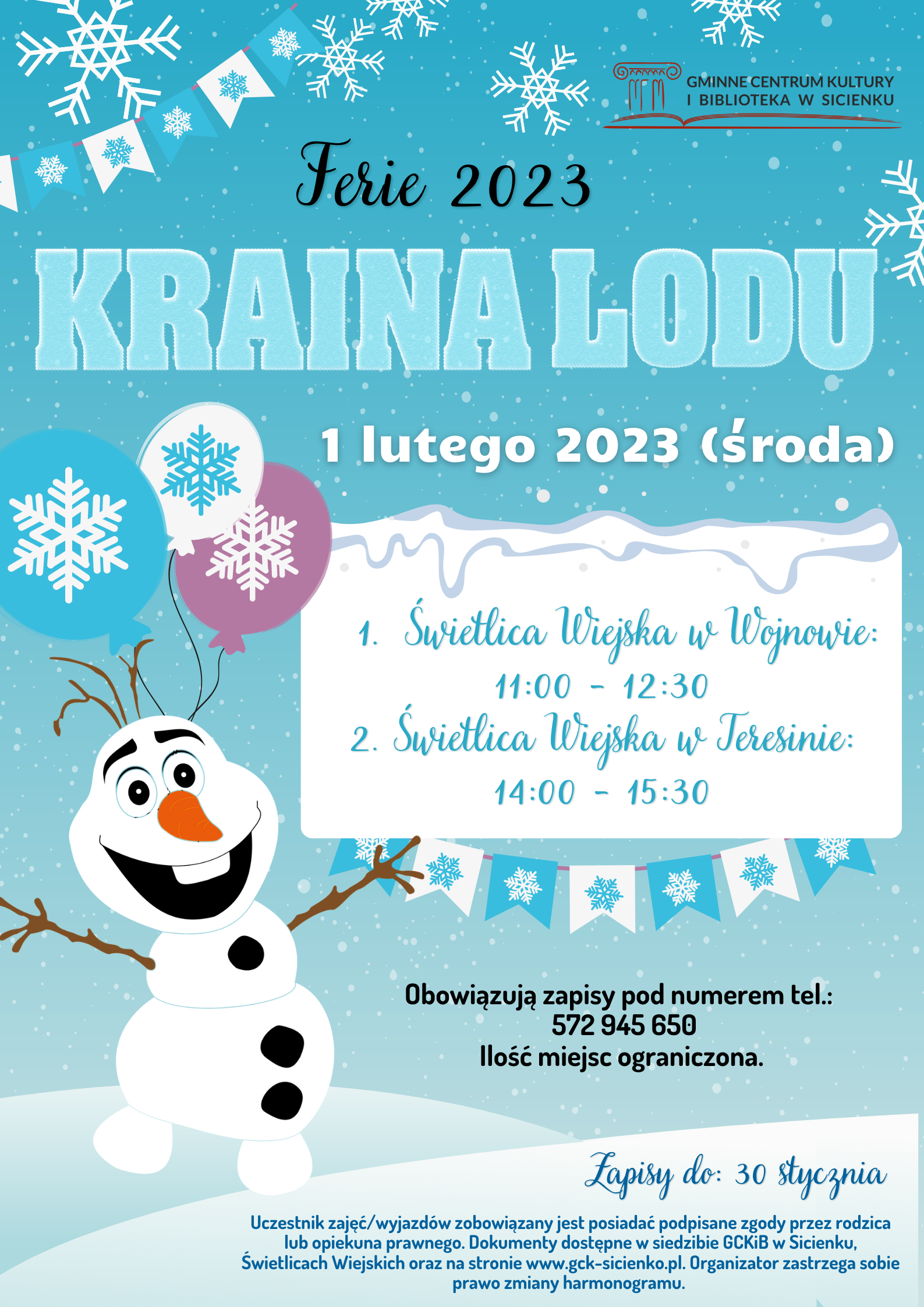 Plakat - Kraina Lodu