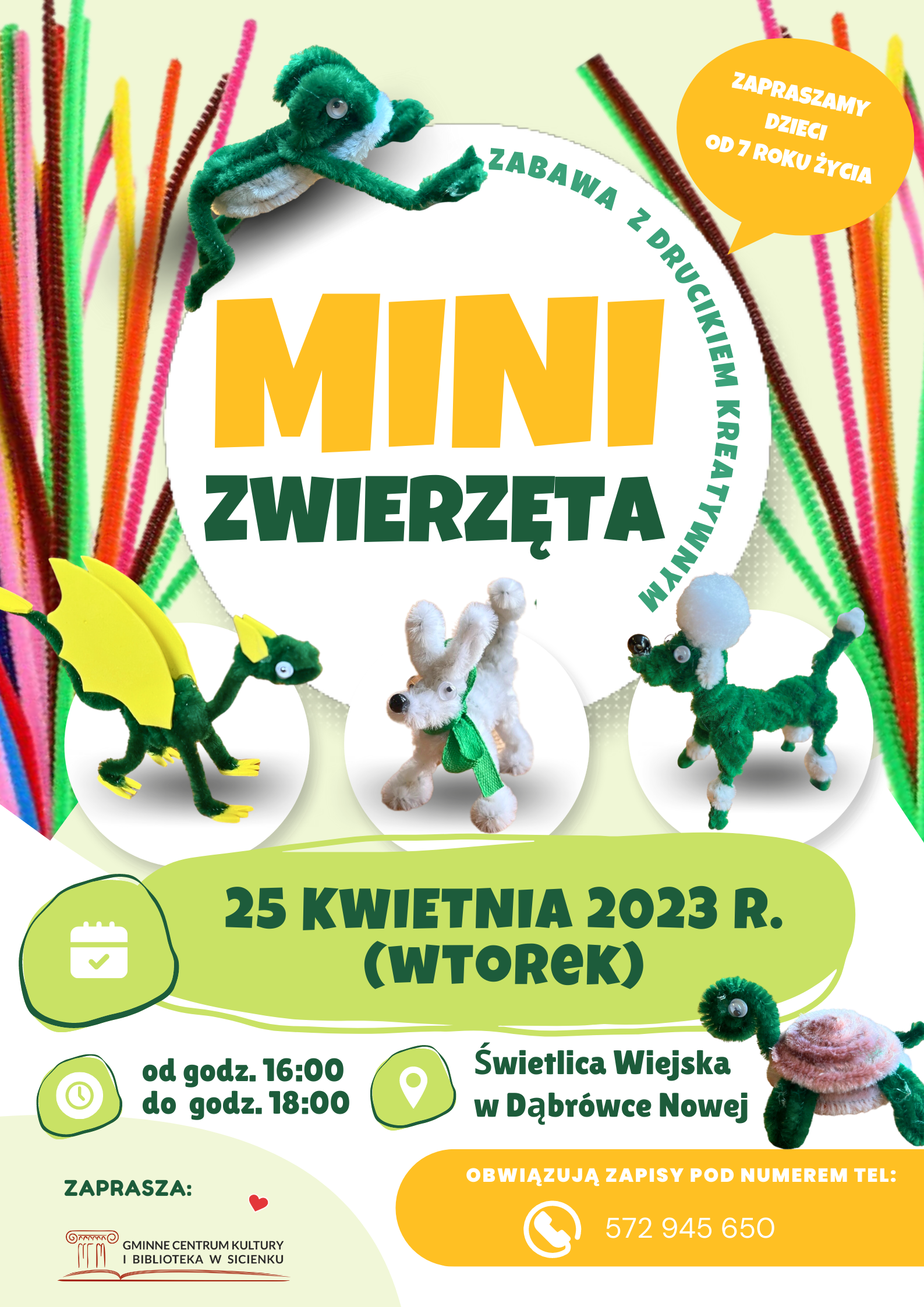 Plakat - Mini zwierzęta