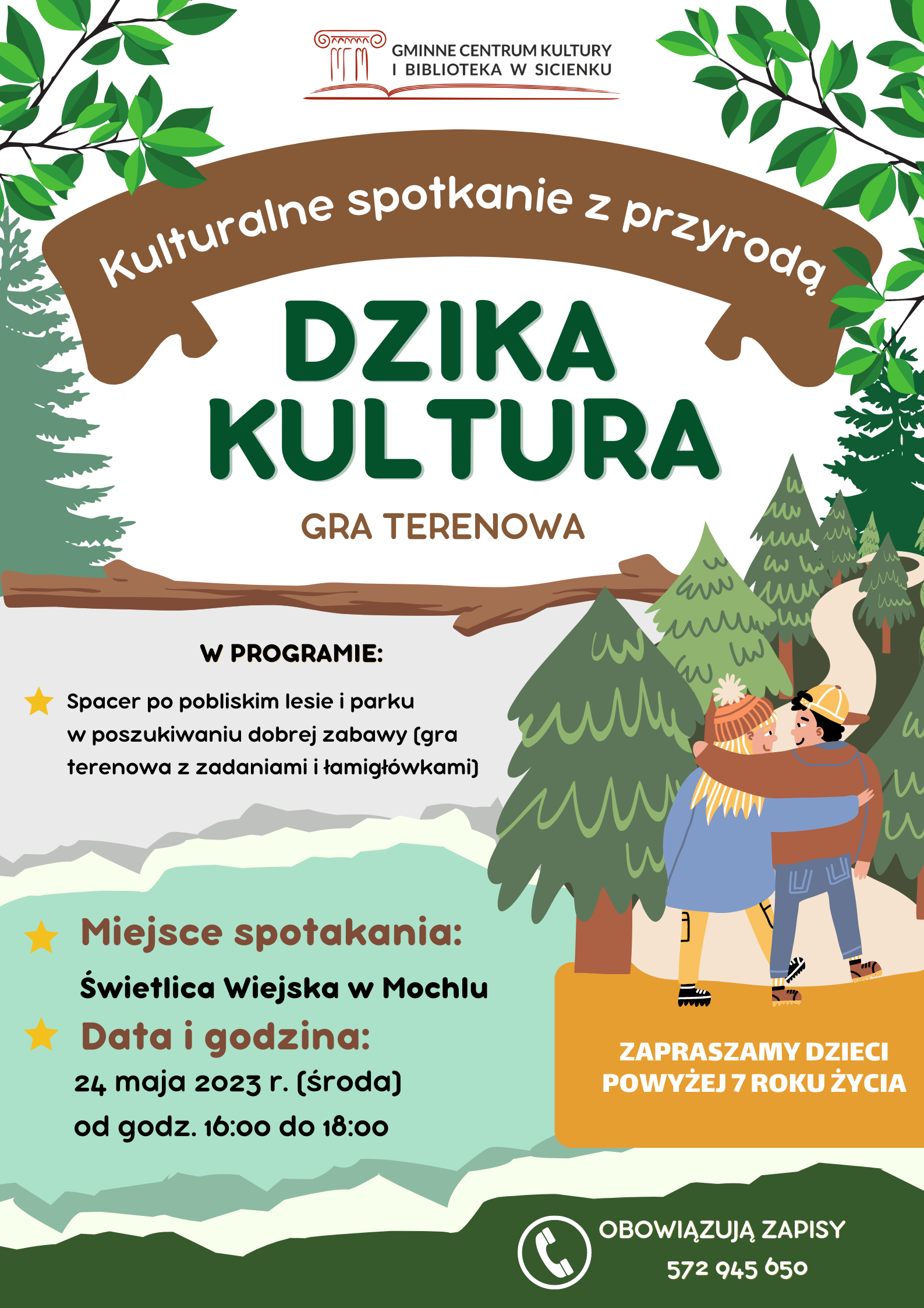 Plakat - Dzika kultura