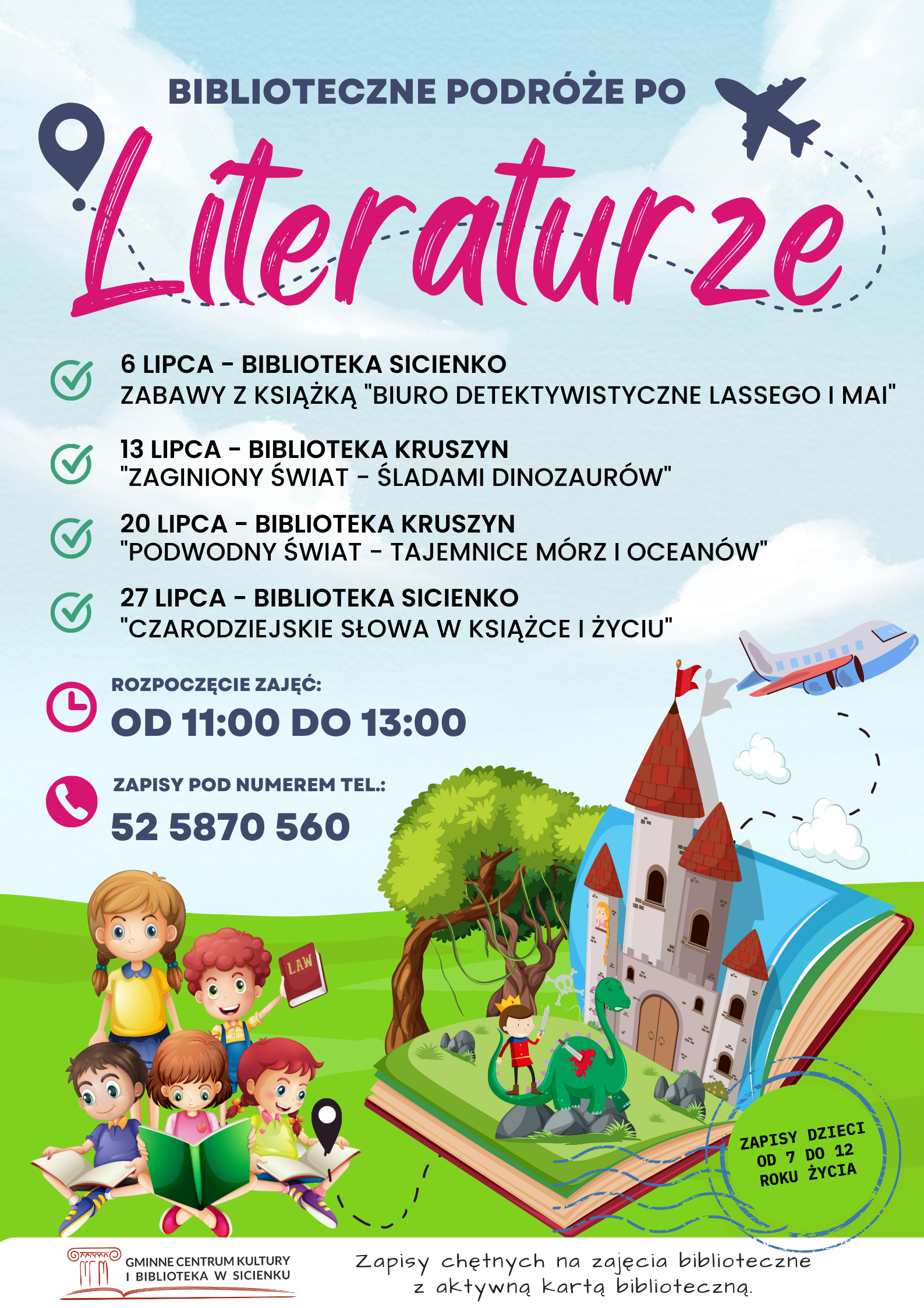 Plakat - Podróże po Literaturze