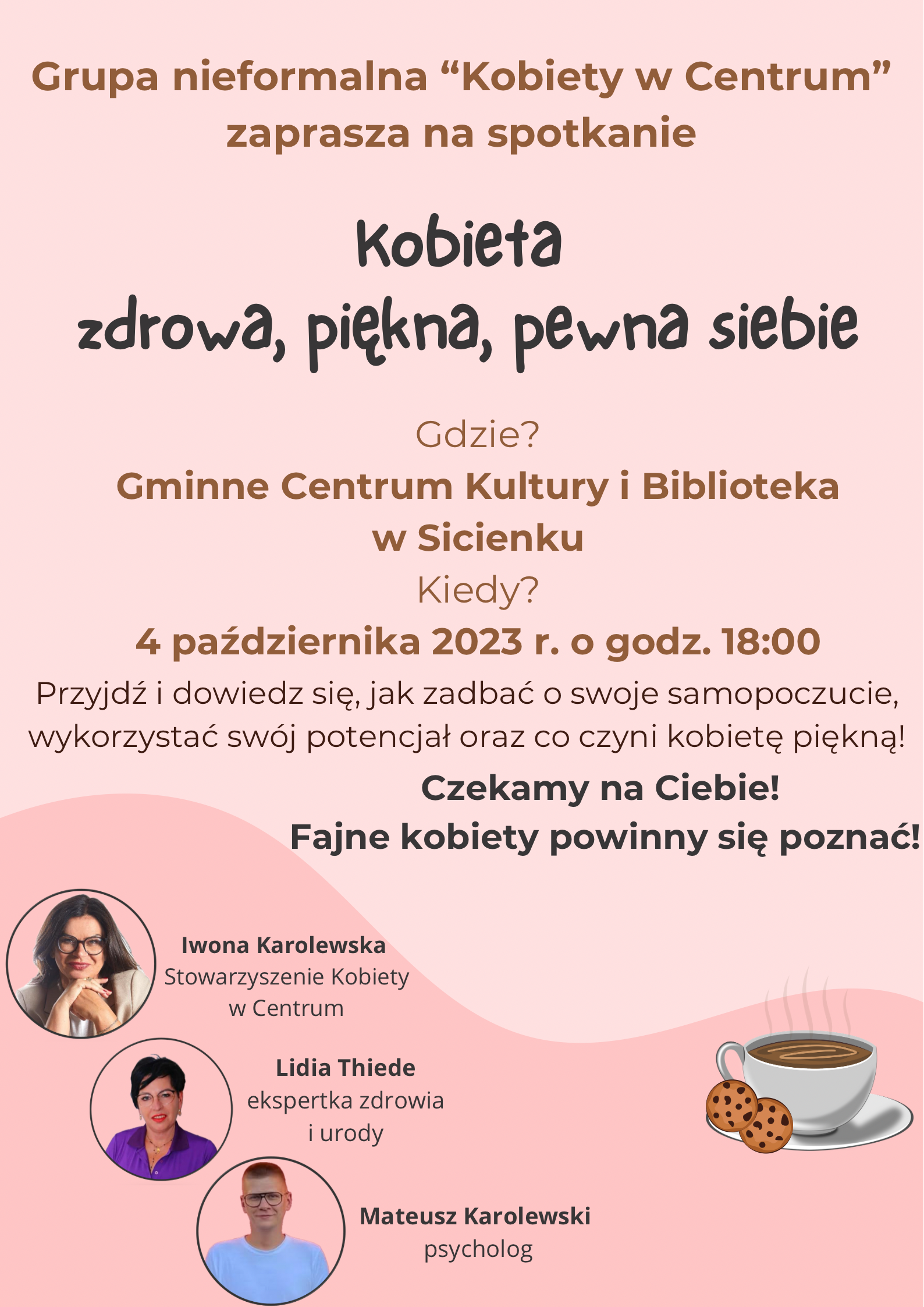 Plakat - pewna kobieta