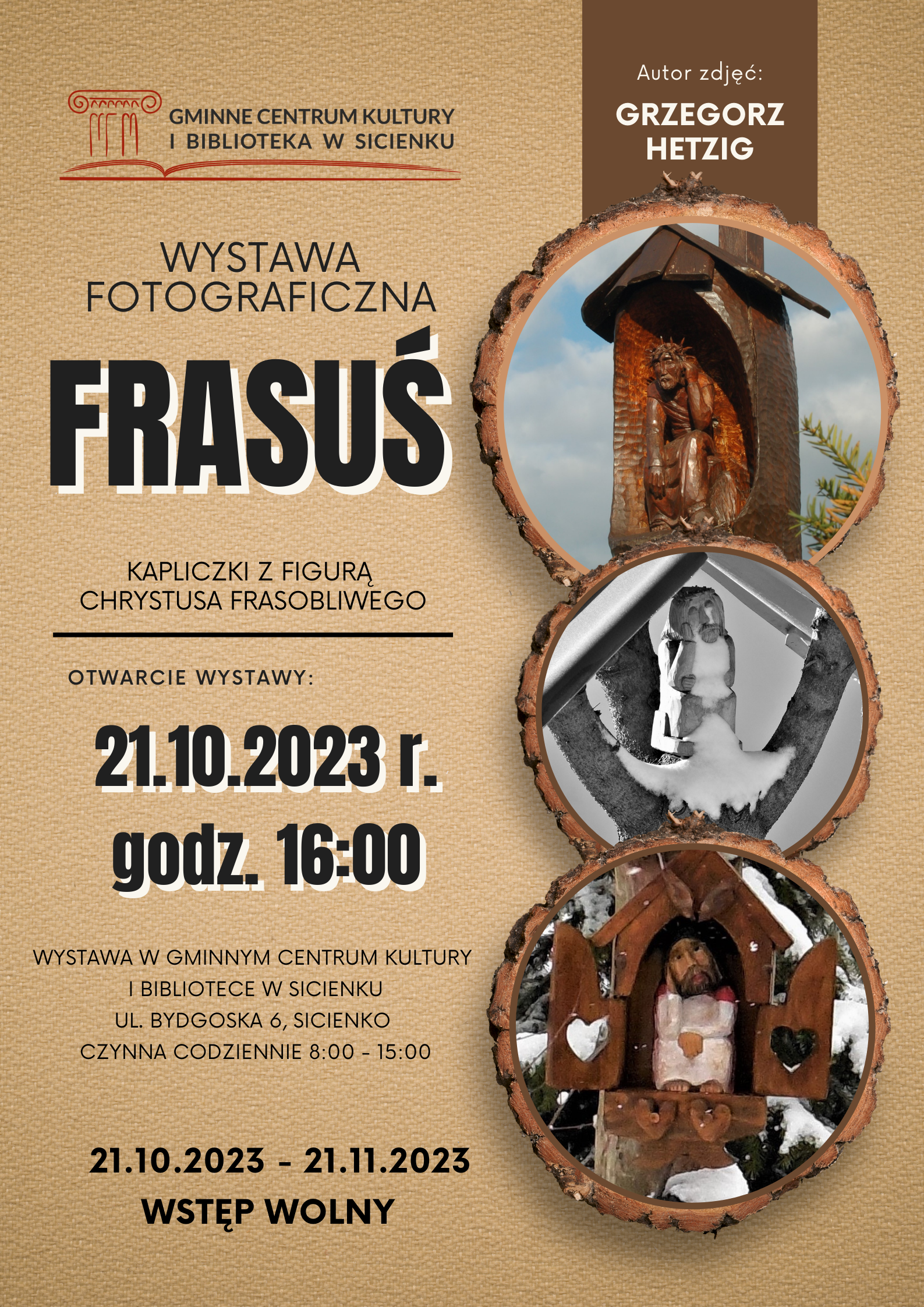 Plakat - wystawa fotgraficzna FRASUŚ