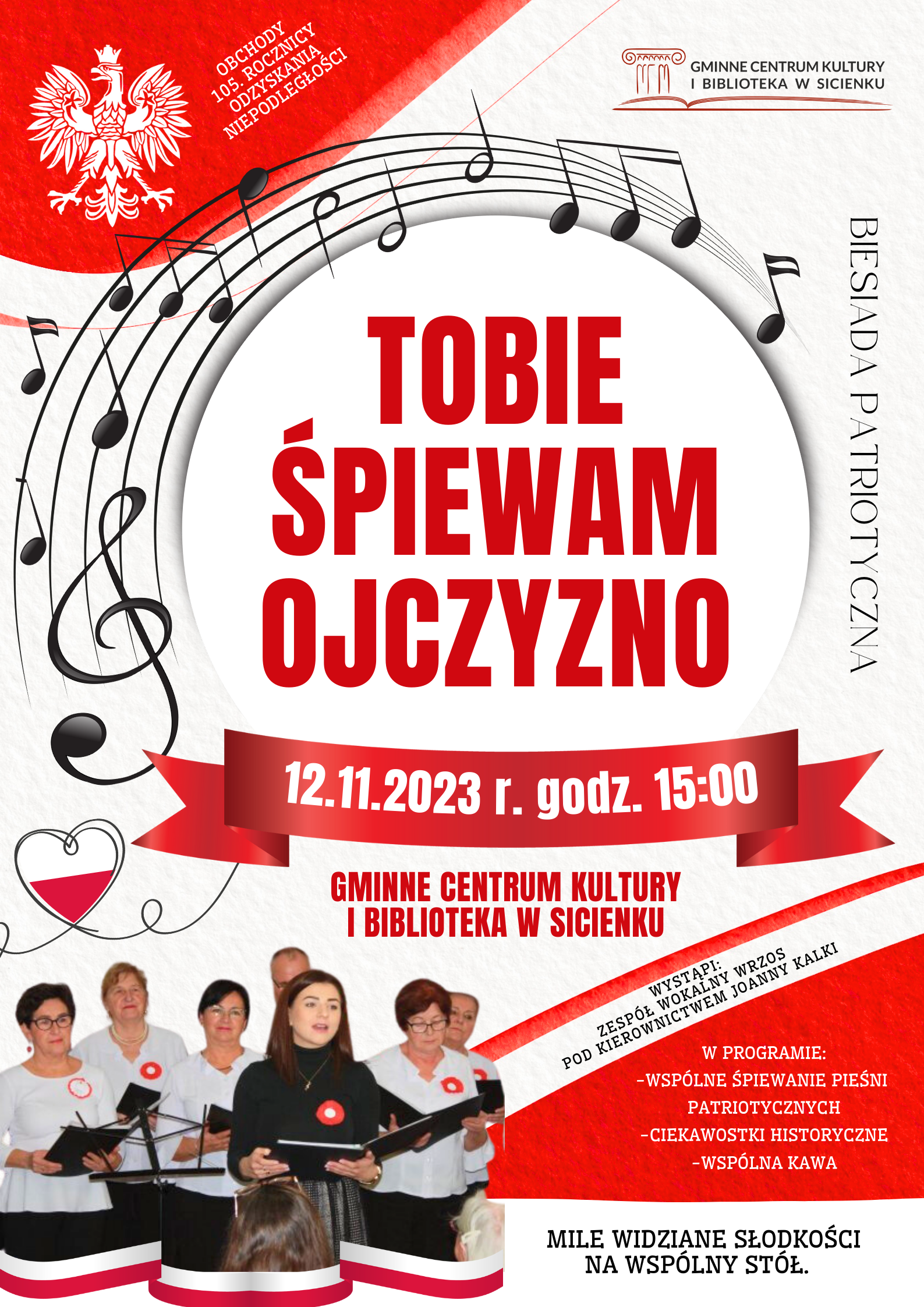 Plakat - Tobie śpiewam Ojczyzno