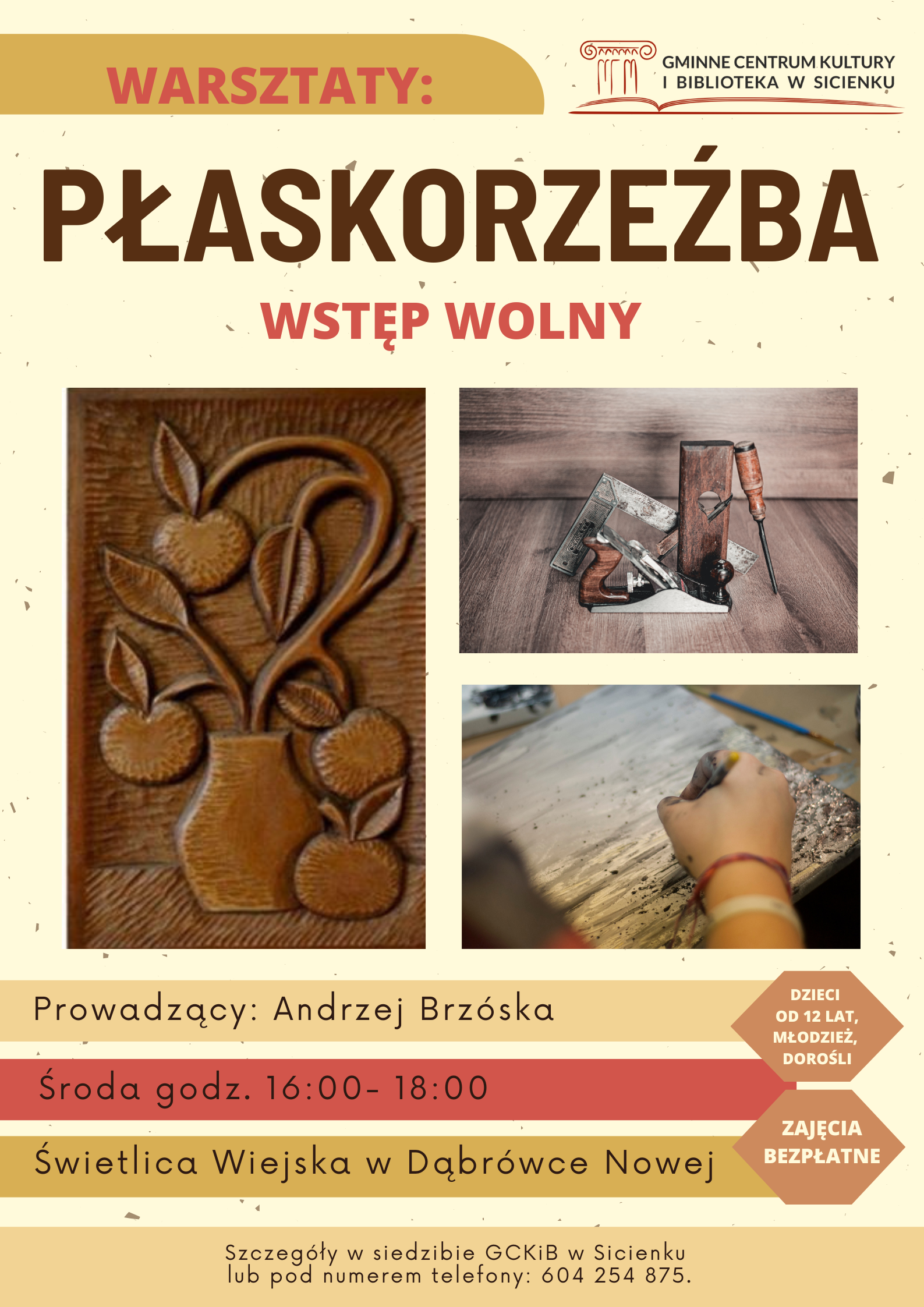 Plakat Płaskorzeźba