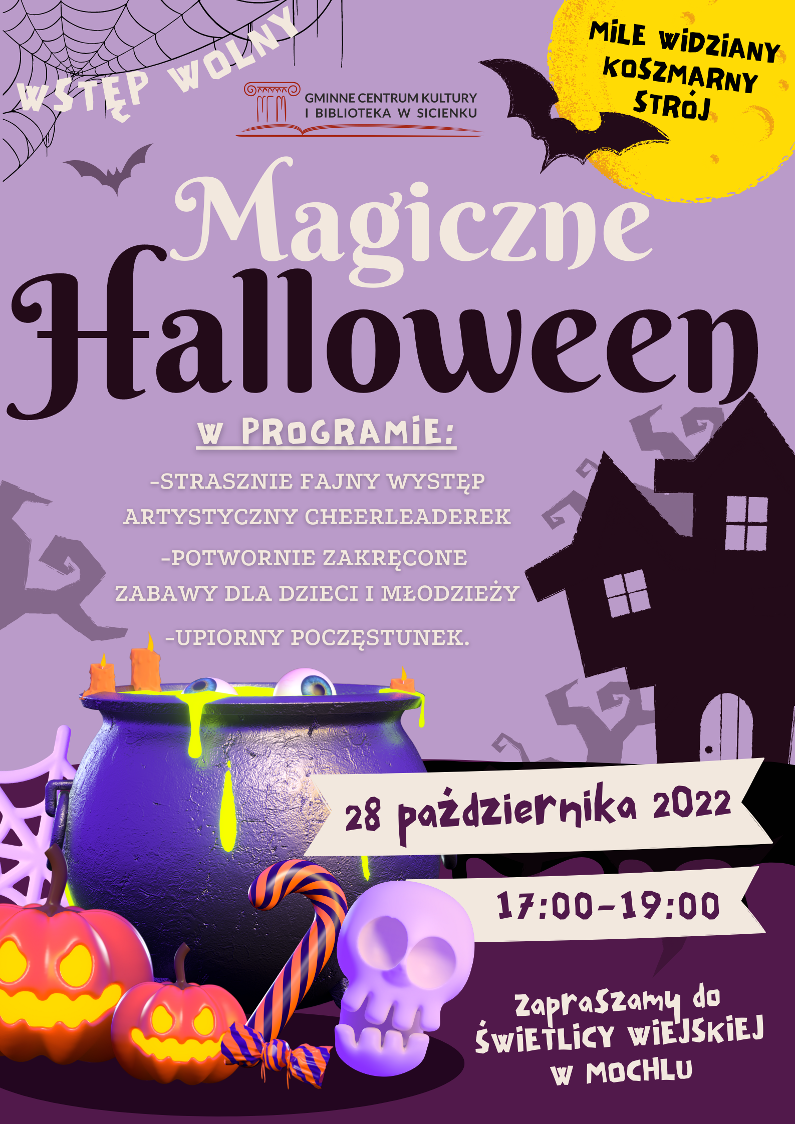 Plakat Magiczne Halloween