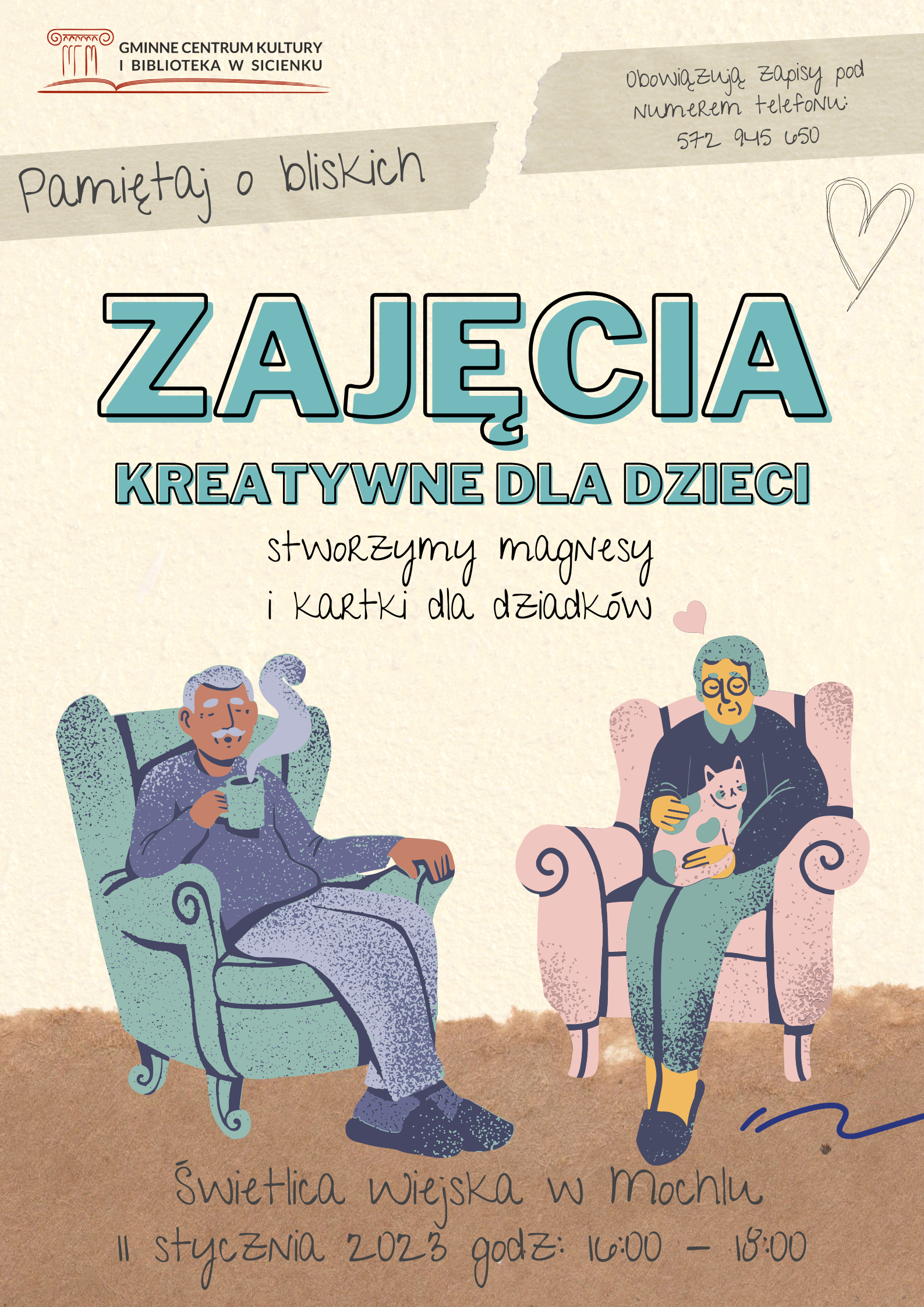 Plakat - Upominki dla dziadków